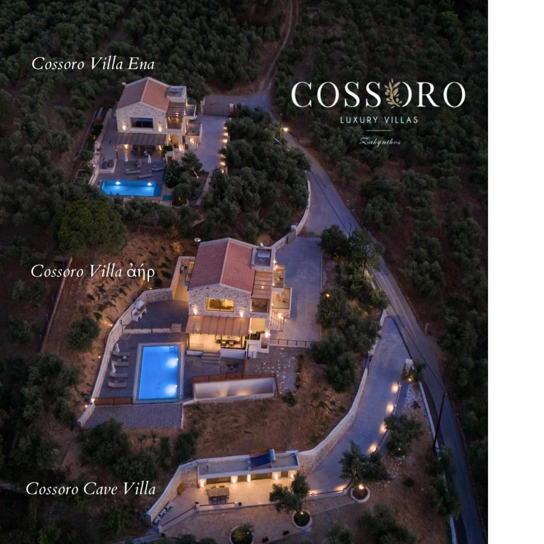 Cossoro Villas Zakynthos Xirokástellon المظهر الخارجي الصورة